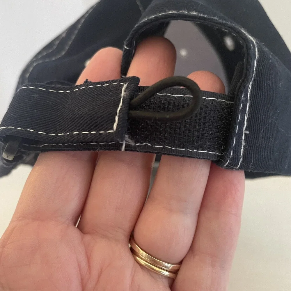 Cornwell Quality Tools Hat Luna Pier Strap Back Baseball Cap‎ Blue Black White